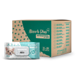 ABSORB PLUS ANTIBACTERIAL WIPES W BOX UNSCENTED