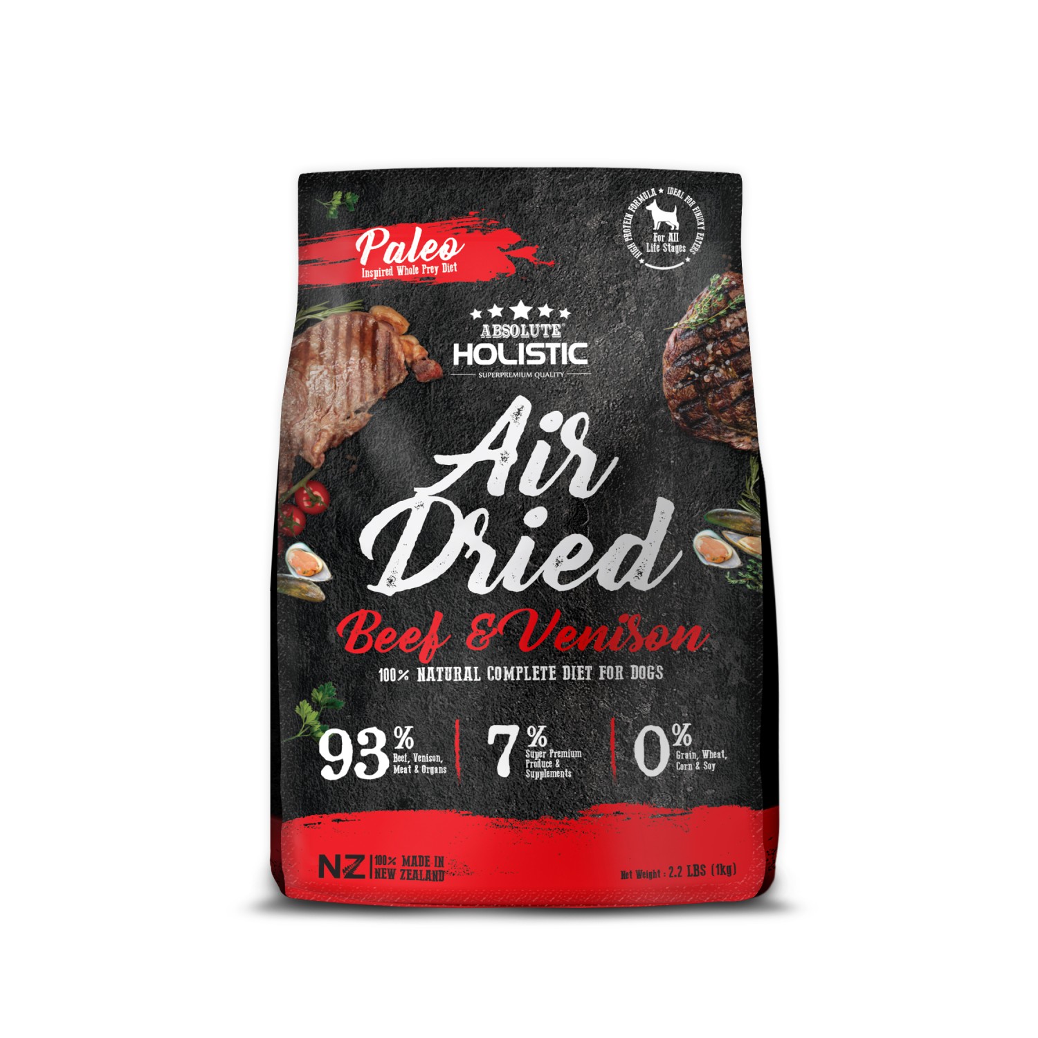 absolute holistic air dried dog food