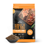 AK 7590 12kg Kibbles In The Bag Small Bites Salmon Pork FRONT copy