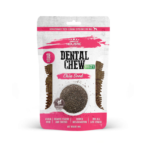 Dental Chew Boost Petite Chia Seed Front copy