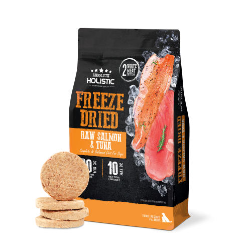 360G PACKET FRONT LEFT SALMON TUNA