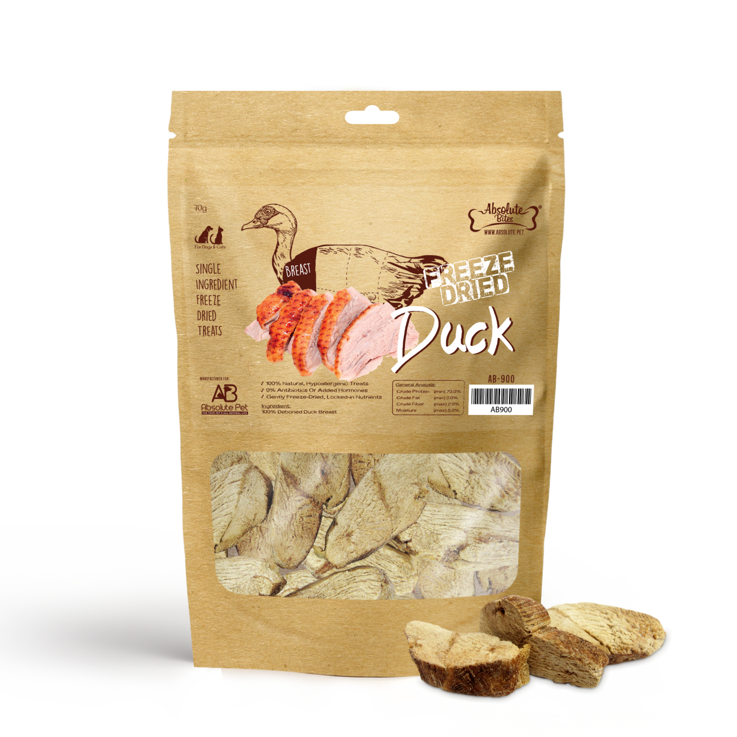 freeze dried duck for dogs