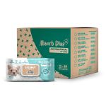 ABSORB PLUS ANTIBACTERIAL WIPES W BOX COCONUT