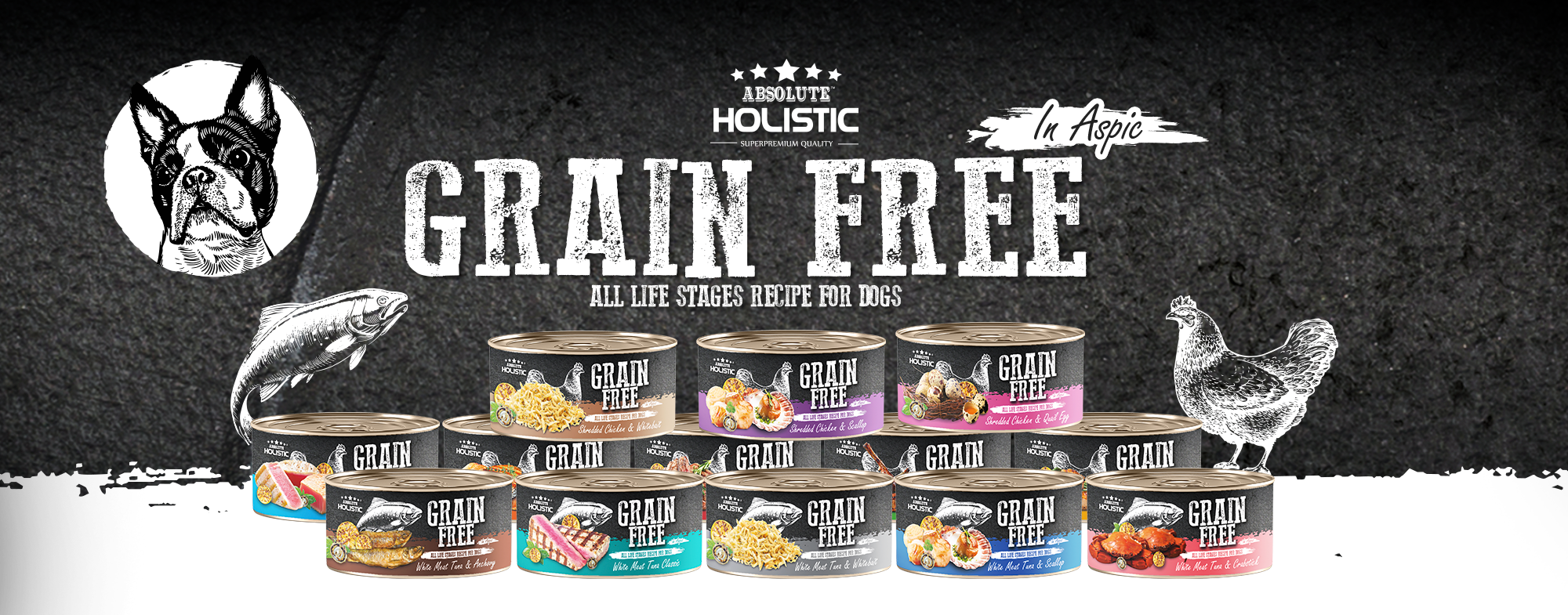 AB Holistic Grain Free Canned Food DOG v2